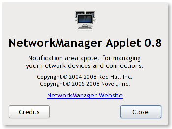 nw-applet, Fedora 13, GNOME 2.30.0